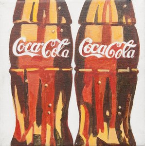 Bottiglie di Coca Cola (acrilico)