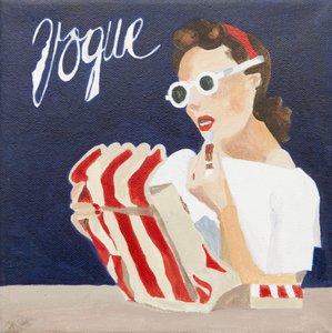 Copertina di Vogue (acrilico) da Jennifer Abbott