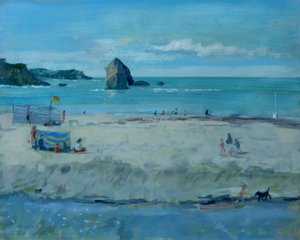 Thurlestone Rock, Devon, 2016 da Jennifer Wright
