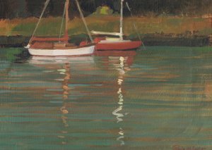 Riflessi dello yacht da Jennifer Wright