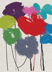 Fiori stampati da Jenny Frean