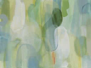 Verde e blu: astratto da Jenny Westenhofer
