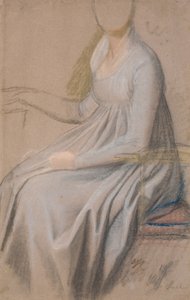 Studio di costume per il ritratto della contessa Agnete Marie Rosencrone da Jens Juel