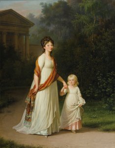 Marie Sophie Frederikke, Principessa di Danimarca e sua figlia, la Principessa Carolina