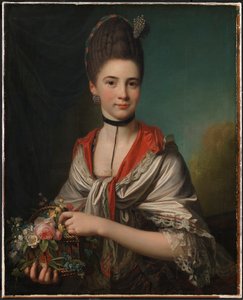 Ritratto di Anna Elisabeth Battier, nata Storp da Jens Juel