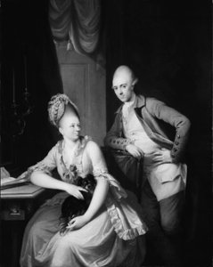 Ritratto del colonnello Jean-Jacques Gautier e di sua moglie da Jens Juel