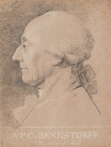 Ritratto dello statista A.P. Bernstorff da Jens Juel