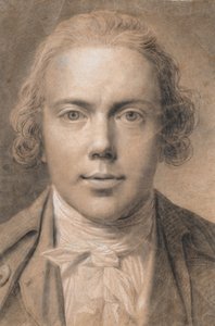 Autoritratto, busto frontale da Jens Juel
