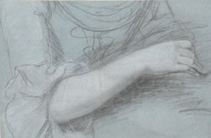 Studio per il braccio destro di una dama da Jens Juel