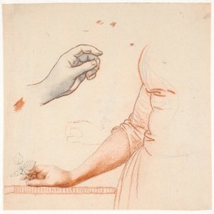 Studio per il ritratto a figura intera della Principessa Ereditaria Sofia Federica da Jens Juel
