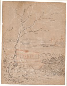 Vista da Marienlyst su Kronborg da Jens Juel