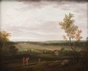 Vista della campagna vicino a Jægerspris da Jens Juel