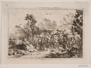 Una strada di campagna in una regione montuosa da Jens Knudsen