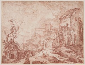 Paesaggio fantastico italiano da Jens Petersen Lund