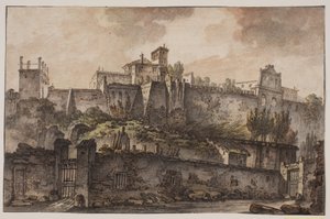 Parte ai piedi del Palatino, Roma da Jens Petersen Lund
