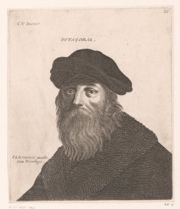 Ritratto di Pitagora da Jerôme David (attributed to)
