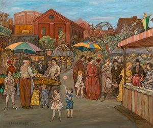 Italiani a Jefferson Park, 1934 da Jerome Myers