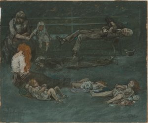 Panchina del parco di notte da Jerome Myers