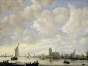 Veduta della Merwede a Dordrecht