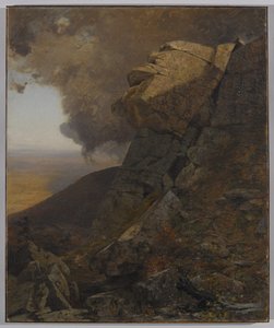 Una scogliera nei Kaatskills, c.1863 da Jervis McEntee