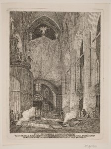 Interno della chiesa di Santa Caterina ad Amburgo da Jes Bundsen