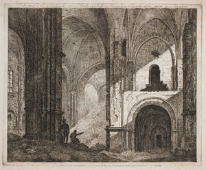 Interno della stessa rovina 1806 da Jes Bundsen