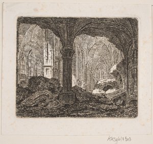 Interno della stessa rovina 1806 da Jes Bundsen