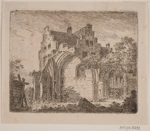 Rovina di un edificio monastico