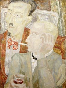 Conversazione a Cagnes, c. 1931 da Jessica Stewart Dismorr