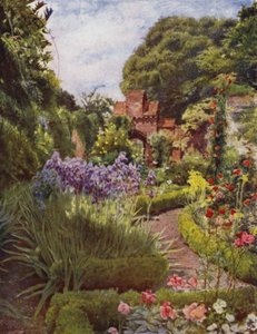 Fulham, Porta tra il Giardino Murato e i Terreni (litografia a colori) da Jessie MacGregor