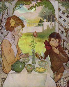 La bella e la bestia da Jessie Willcox Smith