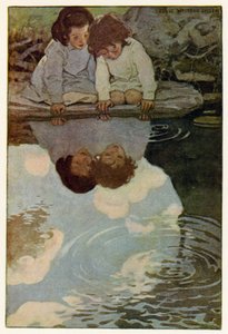 Fiume dello specchio da Jessie Willcox Smith