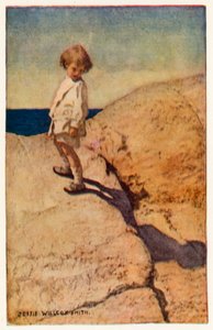 La mia ombra (litografia a colori) da Jessie Willcox Smith