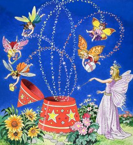 Fata candela, illustrazione da 
