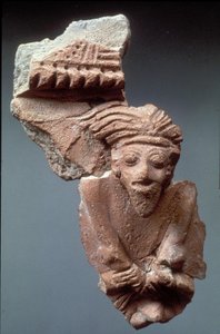 Frammento di un oggetto di culto dalla Città di David da Jewish School