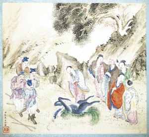 La vita di Confucio, inizio XVIII secolo da Jiao Bingzhen