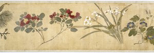 Cento Fiori, inizio XVII secolo (dettaglio) da Jiayan Chen