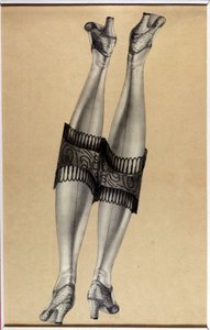 Collage “Deux belles jambes” da Jindrich Styrsky