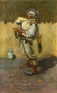 Un suonatore di cornamusa, Joa Uprka 1861-1940, 1948 da Joža Uprka