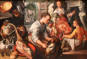 Cristo nella casa di Marta e Maria Cristo nella casa di Marta e Maria da Joachim Beuckelaer