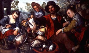 La bancarella del gioco da Joachim Beuckelaer