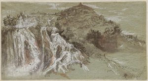 Le cascate di Tivoli (recto)