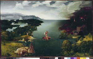 Paesaggio con Caronte che attraversa lo Stige da Joachim Patinir