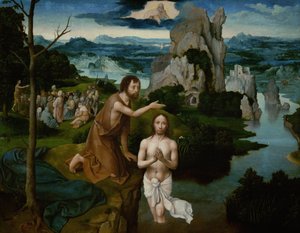 Il Battesimo di Cristo da Joachim Patinir