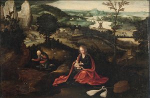 Il riposo durante la fuga in Egitto da Joachim Patinir