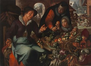 Il venditore di frutta e verdura, c. 1618 da Joachim Wtewael or Utewael