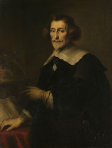 Ritratto di Pieter Corneliszoon Hooft, Balivo di Muiden, Storico e Poeta da Joachim von Sandrart (I) (copy after)