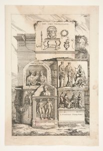 Rilievi romani con iscrizioni da Joachim von Sandrart