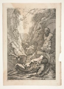 Satiro e Sileno, da Sculpturae Veteris Admirata da Joachim von Sandrart