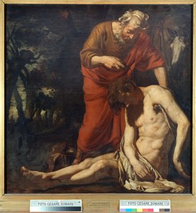 Il buon samaritano da Joachim von Sandrart